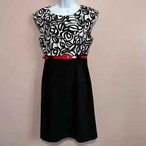 Robe Noire Dressbarn Taille 8 - Occasion Très Bon état, Coupe Classique Femme